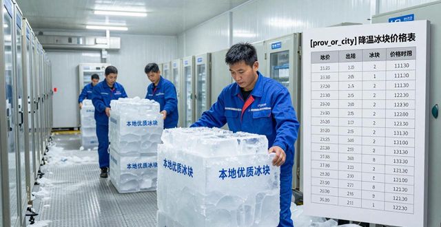 奉贤降温冰块多少钱一吨？本地制冰厂报价来了